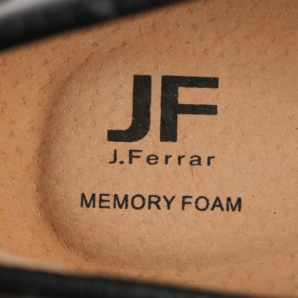 J Ferar Mens Barton Venetian Loafer Size 10.5 Black Vegan Slip On Moc Dress Shoe - Picture 10 of 12